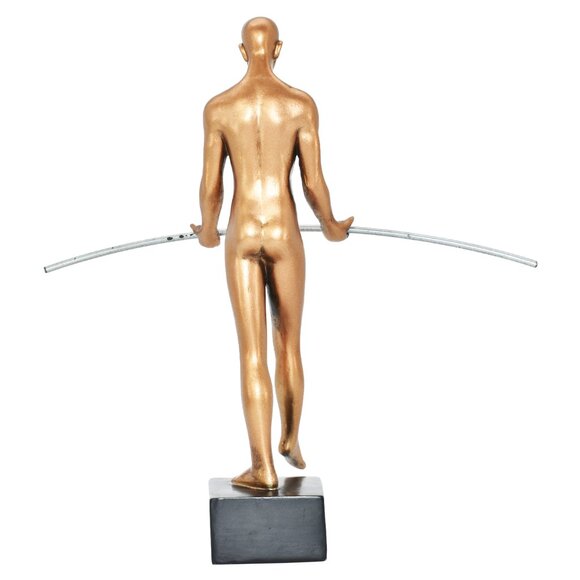 Adam & Friends Home Decor Tight-Rope Walker Black Base Sculpture | 1-Piece - Picture 2 of 7